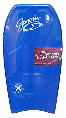 Bodyboard Genesis | Modelo Extreme | Azul-Verde | Crescent Tail - TAM 42''
