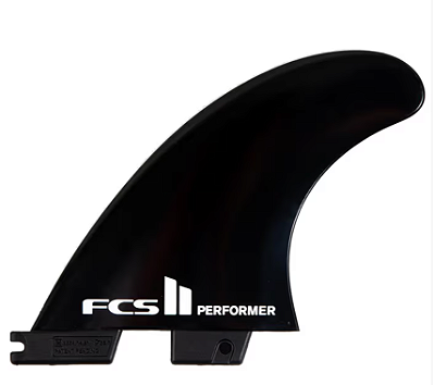 Jogo de Quilhas FCS II Performer GF Tri - Glass Flex - SMALL - Pretas