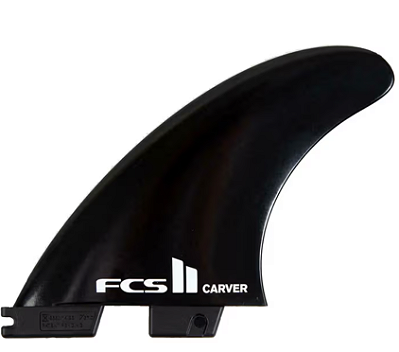 Jogo de Quilhas FCS II Carver GF Tri - Glass Flex - MEDIUM - Pretas