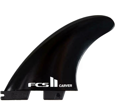 Jogo de Quilhas FCS II Carver GF Tri - Glass Flex - LARGE - Pretas