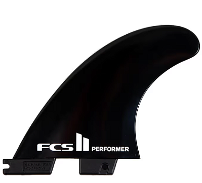 Jogo de Quilhas FCS II Performer GF Tri - Glass Flex - MEDIUM - Pretos
