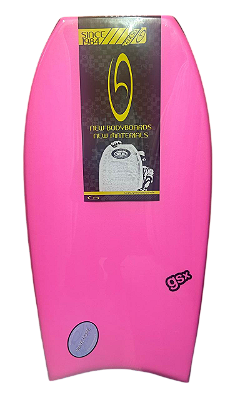 Prancha de Bodyboard Genesis Modelo GSX  39" - Rosa/Azul - Crescent Tail