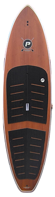 Prancha de Stand Up (SUP) Pro Ilha Tamanho 10’ - 195 Lts Eps-Wood Nova - Borda cor Prata