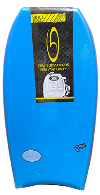 Prancha de Bodyboard Genesis Modelo GSX 40" - Azul/Vermelhor - Crescent Tail