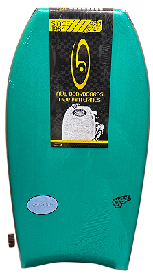 Prancha de Bodyboard Genesis Modelo GSX 38" - Verde/Cinza - Crescent Tail