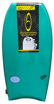 Prancha de Bodyboard Genesis Modelo GSX 41" - Verde/Cinza - Crescent Tail