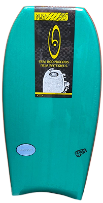 Prancha de Bodyboard Genesis Modelo GSX 44" - Verde/Cinza- Crescent Tail