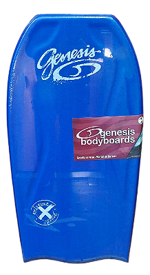 Bodyboard Genesis | Modelo Extreme | Azul/Branco - BatTail - TAM 39''