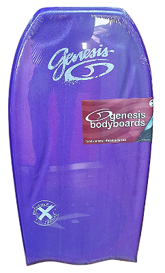 Bodyboard Genesis | Modelo Extreme | Lilas-Cinza | Bat Tail - TAM 40''
