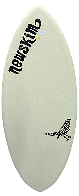 Prancha de Skimboard Newskim Híbrido M - Amarelo Claro