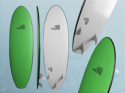 Prancha Softboard Hero Frisbee 7'0 - 64 L - VERDE