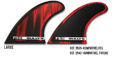 Quilha Bully´s FCS2 Large - P7 2026 - Modelo Mick Fanning (Thruster)