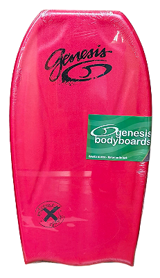 Bodyboard Genesis | Modelo Extreme | Vermelhor/Branco - BatTail - TAM 38''