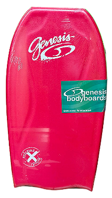 Bodyboard Genesis | Modelo Extreme | Vermelhor/Preto - BatTail - TAM 38''