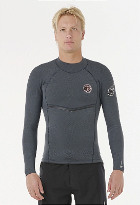 Jaqueta Rip Curl E-Bomb E7 - 1.5mm Manga Longa - cor IRON
