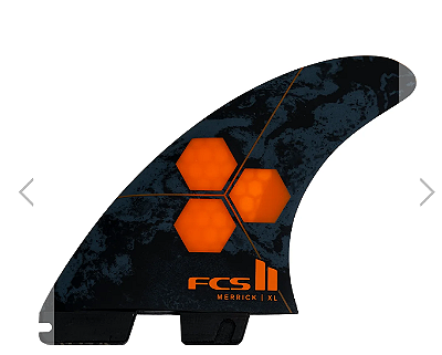 Quilha FCS II AM Al Merrick Performance Core -Familia - Carver - X - Large (Triquilha)