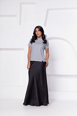 Tshirt Gola Redonda Cinza