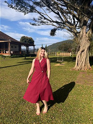 Vestido Diana Cherry