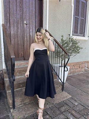Vestido Anastasia P&B