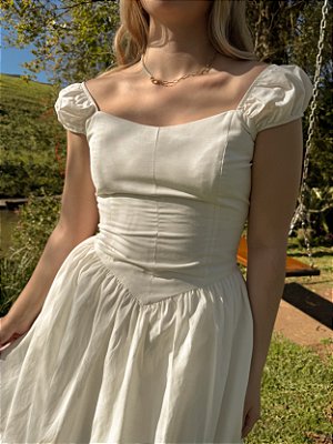 Vestido Mary Off White