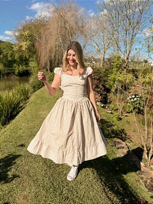 Vestido Mary Floral Cherry