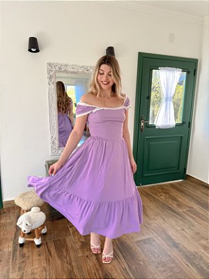 Vestido Positano Lilás
