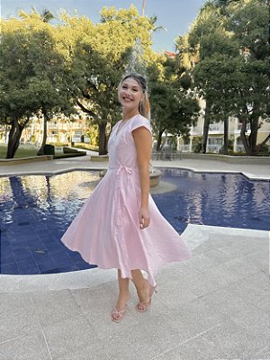 Vestido Toscana Rosa Bebê