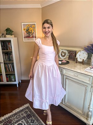 Vestido Mary Rosa Bebê