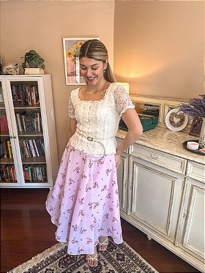 Conjunto Look dos Sonhos - Blusa Beatriz + Saia Legado