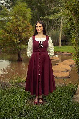 Vestido Refúgio Cherry