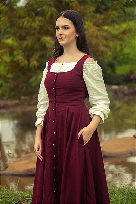 Conjunto Aconchego - Blusa Afeto e Vestido Refúgio