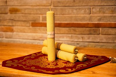 Kit c/ 4un. - Vela Alveolada 20cm x 3,0cm