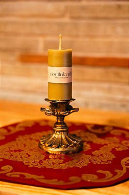 Vela de Cera de Abelha Maciça 7,0cm x 4,0cm