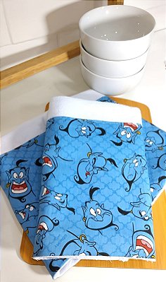 Pano de Prato Aladim - Gênio