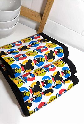 Pano de Prato Disney Clássicos – Mickey, Pateta e Pato Donald