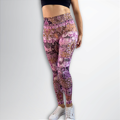 Legging Supplex Estampa Patchwork