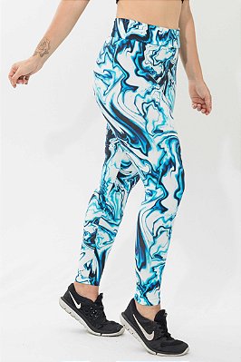 Legging Supplex Estampa Acqua