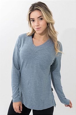 Blusa Manga Longa Tricô Flamê