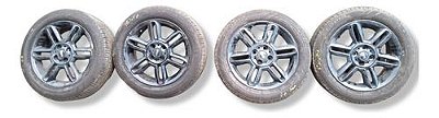 Jogo Roda Pneu Meia Vida Mini Cooper One 2011 2012 195 55 16