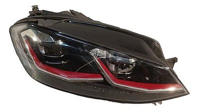Farol Direito Vw Golf 2.0 Gti Mk7,5 2019 2020 2021 Detalhe