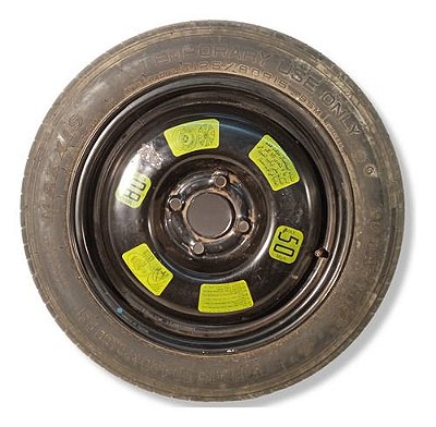 Roda Estepe Com Pneu Citroen Ds3 2011 2012
