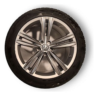 Roda Pneu Bom Vw Tiguan R-line 2020 2021 2022 255 45 R19