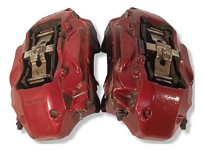 Par Pinça Dianteira 4 Pistoes Brembo Vw Touareg 2015 2016