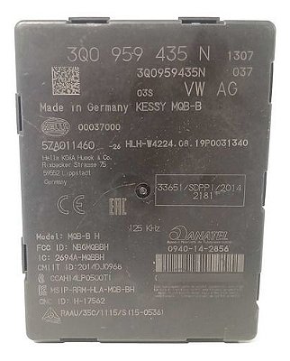 Modulo Keyless Volkswagen Tiguan Tsi Aut 2018 2019 2020 2021