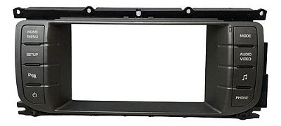 Moldura Comando Multimídia Land Rover Evoque 2012 2013 2014