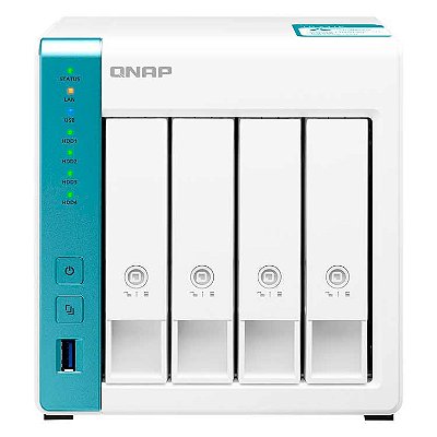 TS-431K Qnap - Storage NAS 4 baias SATA ideal para backup de arquivos