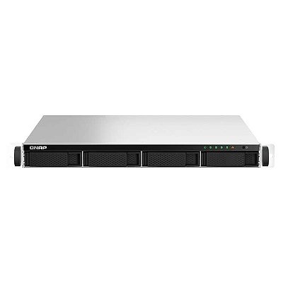 TS-464U-RP Qnap - NAS rackmount 4 baias e fonte redundante