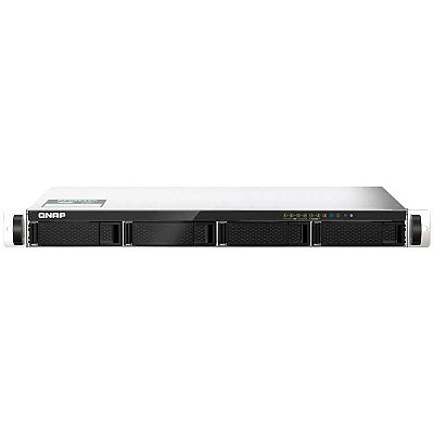TS-435XeU Qnap - NAS compacto rackmount com 4 baias e 2 portas 10GbE SFP+