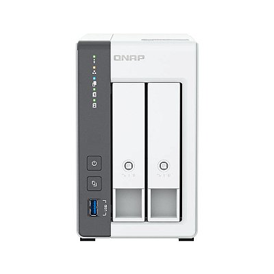 TS-216G Qnap - Storage NAS com 2 baias SATA e 1 porta 2,5GbE