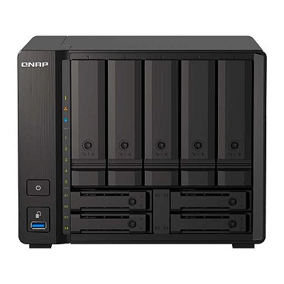 TS-h973AX Qnap - Storage NAS híbrido 9 baias com QuTS hero